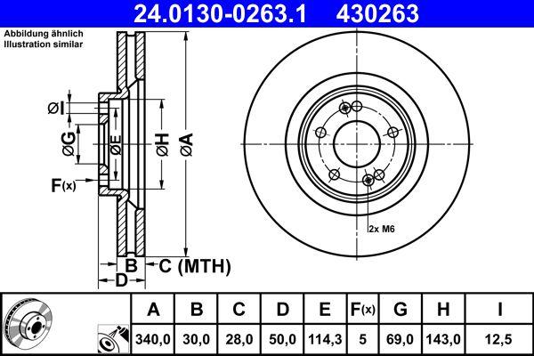 ATE 24.0130-0263.1 - Discofreno autozon.pro