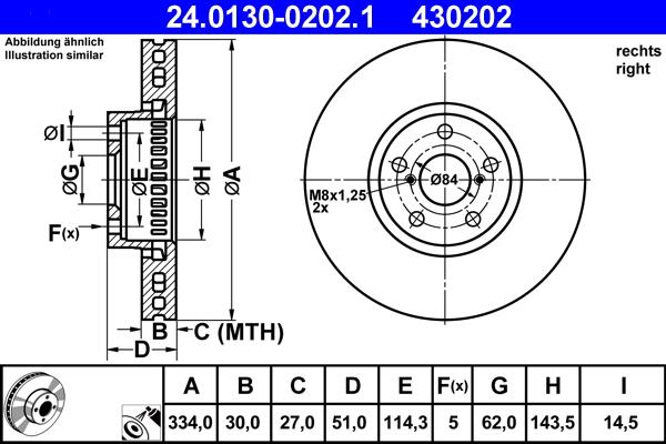 ATE 24.0130-0202.1 - Discofreno autozon.pro