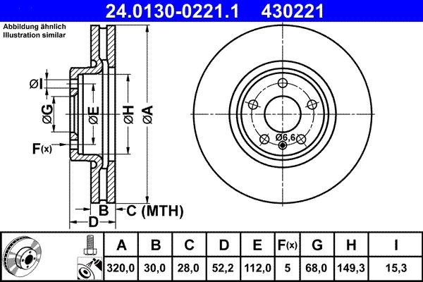 ATE 24.0130-0221.1 - Discofreno autozon.pro