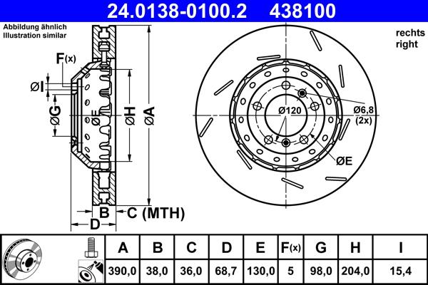 ATE 24.0138-0100.2 - Discofreno autozon.pro