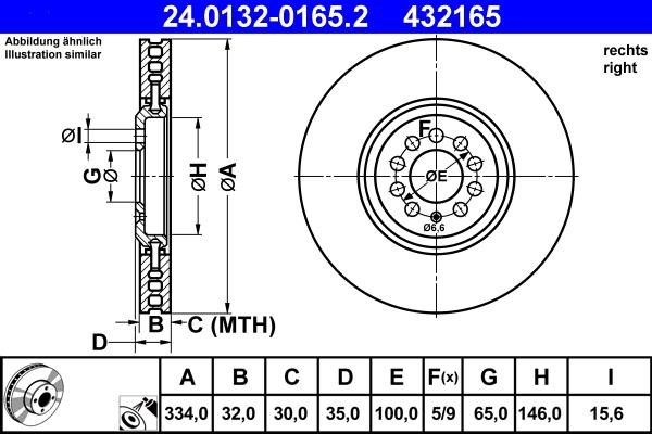 ATE 24.0132-0165.2 - Discofreno autozon.pro