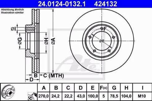 Alpha Brakes HTP-FR-027 - Discofreno autozon.pro