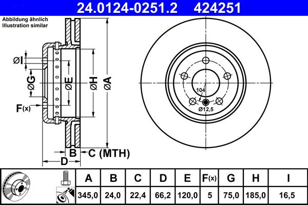 ATE 24.0124-0251.2 - Discofreno autozon.pro