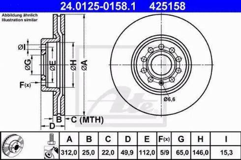 Alpha Brakes HTP-VW-039 - Discofreno autozon.pro