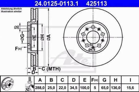 Alpha Brakes HTP-VW-003 - Discofreno autozon.pro