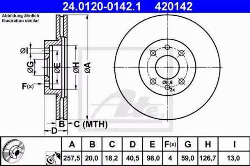 Alpha Brakes HTP-FT-003 - Discofreno autozon.pro