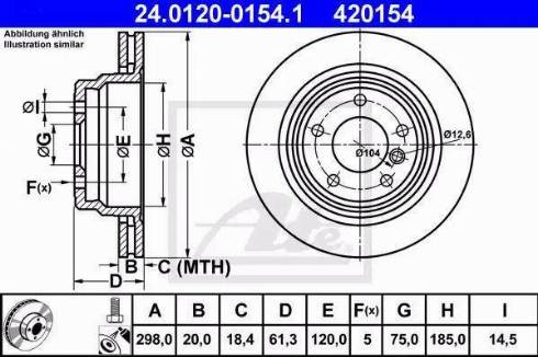 Alpha Brakes HTT-BM-007 - Discofreno autozon.pro