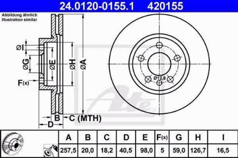 Alpha Brakes HTP-PE-013 - Discofreno autozon.pro