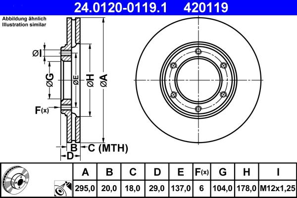 ATE 24.0120-0119.1 - Discofreno autozon.pro