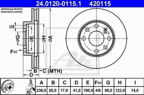 Alpha Brakes HTP-DW-002 - Discofreno autozon.pro