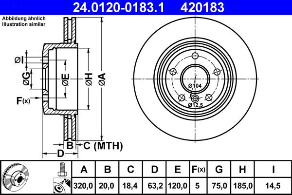 ATE 24.0120-0183.1 - Discofreno autozon.pro