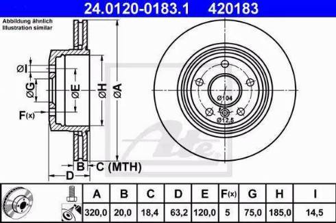 Alpha Brakes HTT-BM-025 - Discofreno autozon.pro