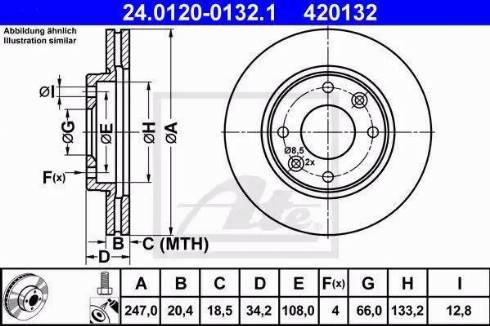 Alpha Brakes HTP-CT-004 - Discofreno autozon.pro