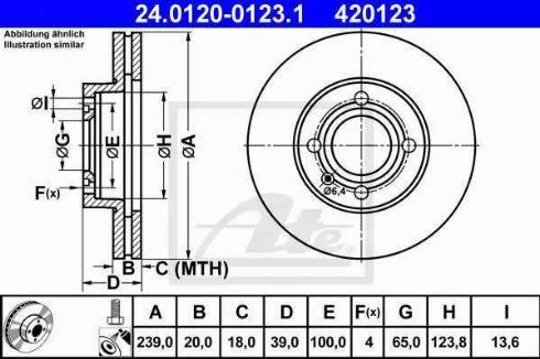 Alpha Brakes HTP-VW-012 - Discofreno autozon.pro