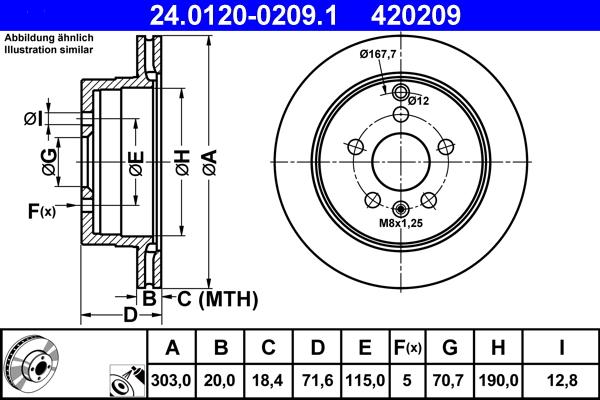 ATE 24.0120-0209.1 - Discofreno autozon.pro