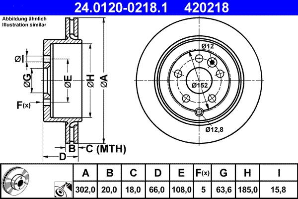 ATE 24.0120-0218.1 - Discofreno autozon.pro