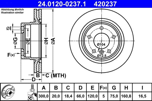 ATE 24.0120-0237.1 - Discofreno autozon.pro