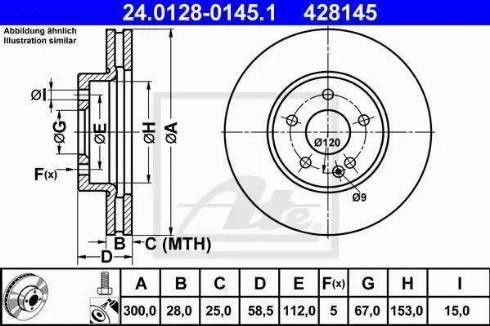 Alpha Brakes HTP-ME-067 - Discofreno autozon.pro