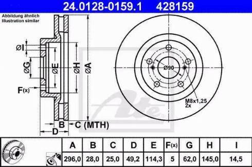 Alpha Brakes HTP-TY-154 - Discofreno autozon.pro