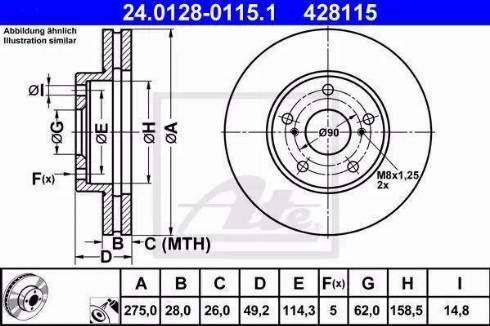 Alpha Brakes HTP-HD-063 - Discofreno autozon.pro