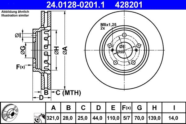 ATE 24.0128-0201.1 - Discofreno autozon.pro