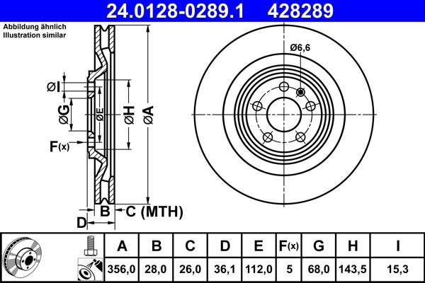 ATE 24.0128-0289.1 - Discofreno autozon.pro