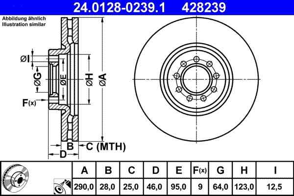 ATE 24.0128-0239.1 - Discofreno autozon.pro