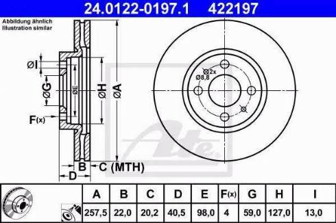 Alpha Brakes HTP-FT-035 - Discofreno autozon.pro