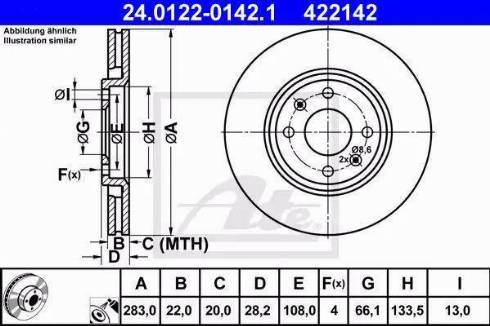 Alpha Brakes HTP-CT-018 - Discofreno autozon.pro