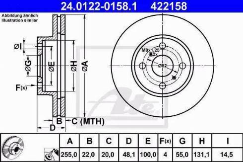 Alpha Brakes HTP-TY-033 - Discofreno autozon.pro