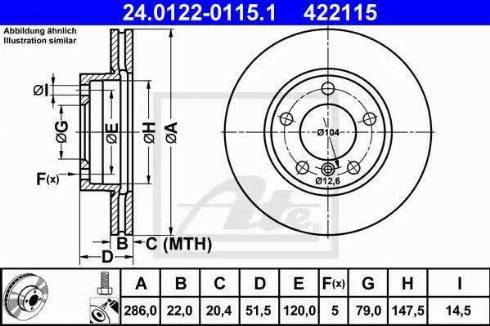 Alpha Brakes HTP-BM-004 - Discofreno autozon.pro