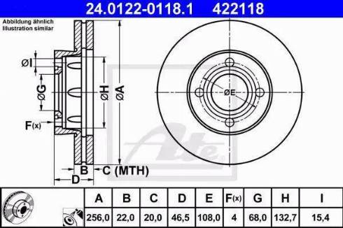 Alpha Brakes HTP-AU-002 - Discofreno autozon.pro