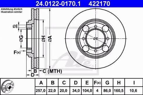 Alpha Brakes HTP-HY-502 - Discofreno autozon.pro