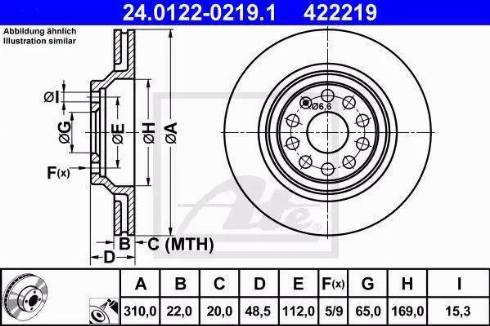 Alpha Brakes HTT-VW-014 - Discofreno autozon.pro