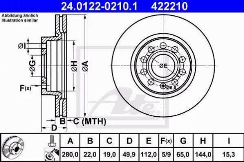 Alpha Brakes HTP-SK-013 - Discofreno autozon.pro