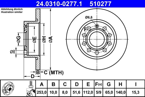 ATE 24.0310-0277.1 - Discofreno autozon.pro