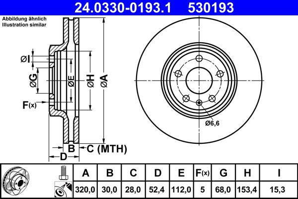 ATE 24.0330-0193.1 - Discofreno autozon.pro