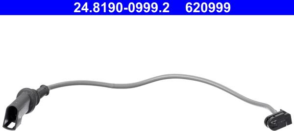 ATE 24.8190-0999.2 - Contatto segnalazione, Usura past. freno / mat. d'attrito autozon.pro