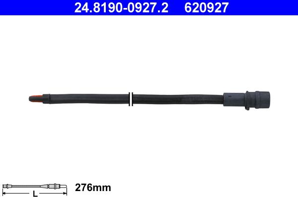 ATE 24.8190-0927.2 - Contatto segnalazione, Usura past. freno / mat. d'attrito autozon.pro