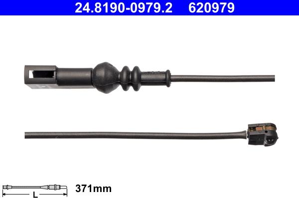 ATE 24.8190-0979.2 - Contatto segnalazione, Usura past. freno / mat. d'attrito autozon.pro