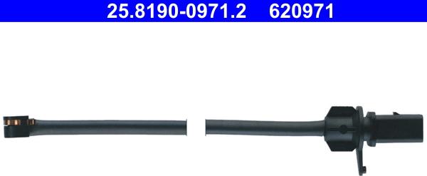 ATE 24.8190-0971.2 - Contatto segnalazione, Usura past. freno / mat. d'attrito autozon.pro