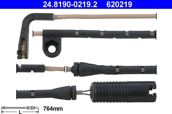 ATE 24.8190-0219.2 - Contatto segnalazione, Usura past. freno / mat. d'attrito autozon.pro