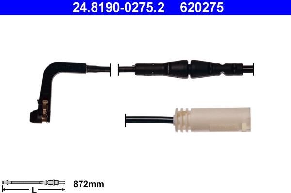 ATE 24.8190-0275.2 - Contatto segnalazione, Usura past. freno / mat. d'attrito autozon.pro