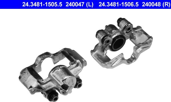 ATE 24.3481-1505.5 - Pinza freno autozon.pro