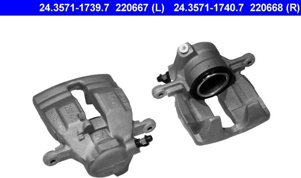 ATE 24.3571-1740.7 - Pinza freno autozon.pro