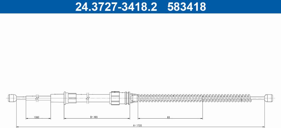 ATE 24.3727-3418.2 - Cavo comando, Freno stazionamento autozon.pro