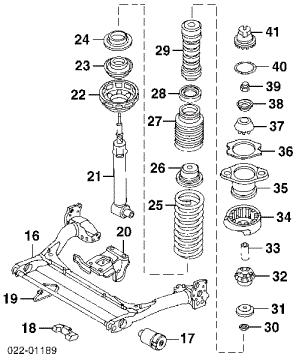 AUDI 8D5513031L - Ammortizzatore autozon.pro