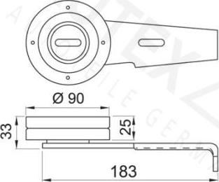 Autex 641940 - Galoppino / Guidacinghia, Cinghia Poly-V autozon.pro