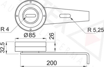 Autex 641590 - Galoppino / Guidacinghia, Cinghia Poly-V autozon.pro