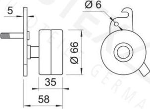 Autex 641516 - Galoppino / Guidacinghia, Cinghia Poly-V autozon.pro